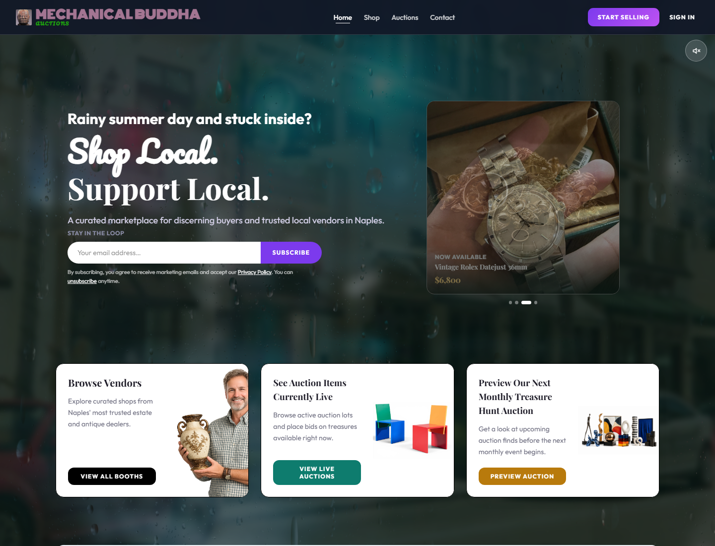 AuctionBuddha.com marketplace homepage